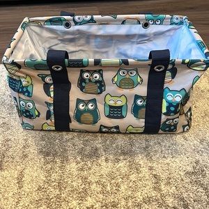 Medium Utility Tote - Owls
